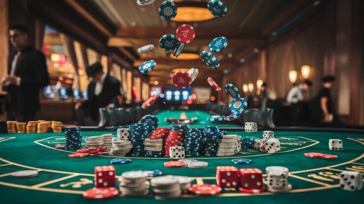 App navigation: quick access to all Great Icescape tables and payment options gajahwin app home screen with live tables highlighted and payment method icons